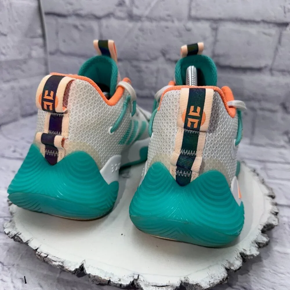 Adidas Harden Stepback 3 Shoes Men Sz 5 Wmn Sz 7 The Bahamas Bounce Mint Coral